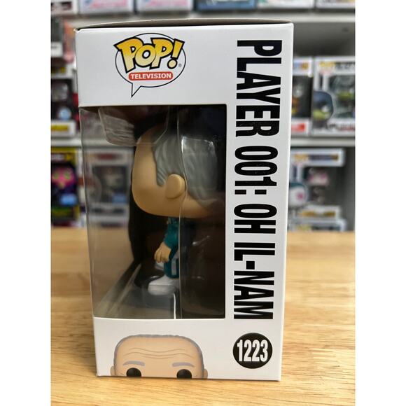 Player 001 Oh Il-Nam Squid Game Funko Pop #1223 Television TV Netflix Games Old - Picture 4 of 6